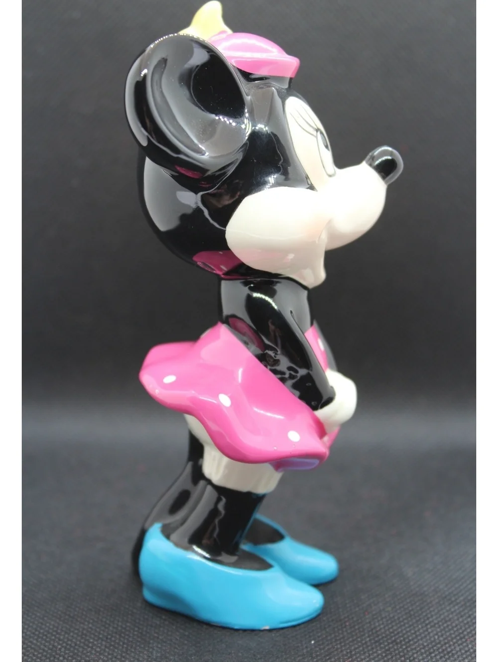 VTG 1970s Walt Disney Productions Japan Mickey & Minnie Mouse Figurines Lot of 2